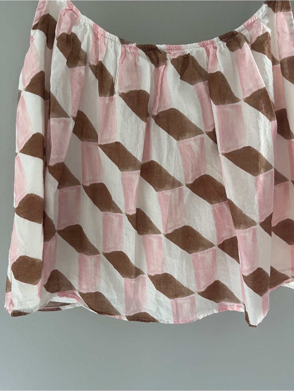 Banana Republic Pink and Brown  Spaghetti Strap Tank Top - Picture 4 of 12